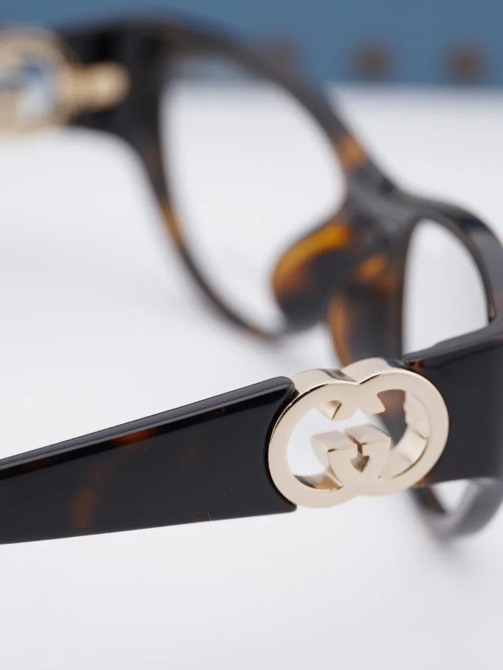Gucci GG1825O 002 Cat Eye Eyeglasses - Havana 54mm